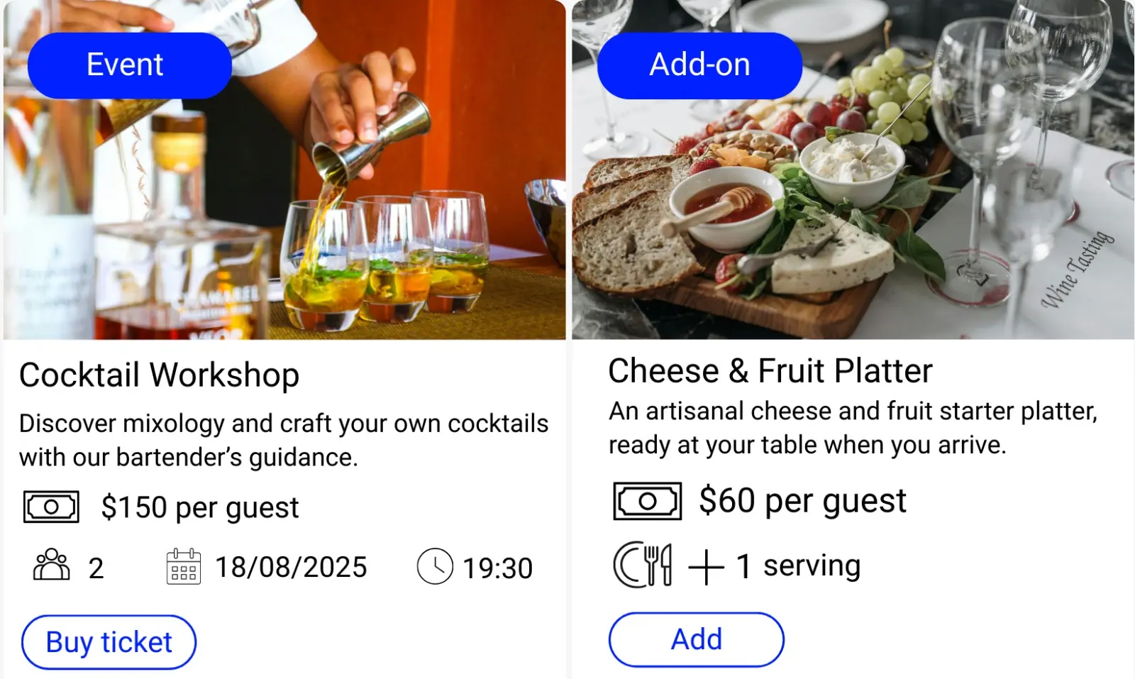 A feedback screen shown in the boost your Google reviews feature, allowing users to share their experience and rebook.
